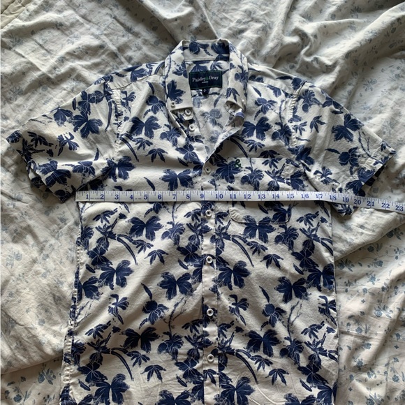 Paisley & Gray Slim Fit Men’s Floral Button-Down Shirt - Picture 5 of 8